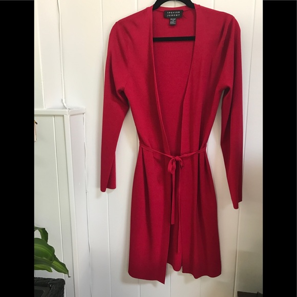Spencer Jeremey red coat dress size 8 - Picture 7 of 7