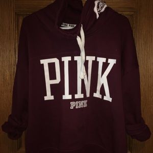 maroon PINK sweatshirt!