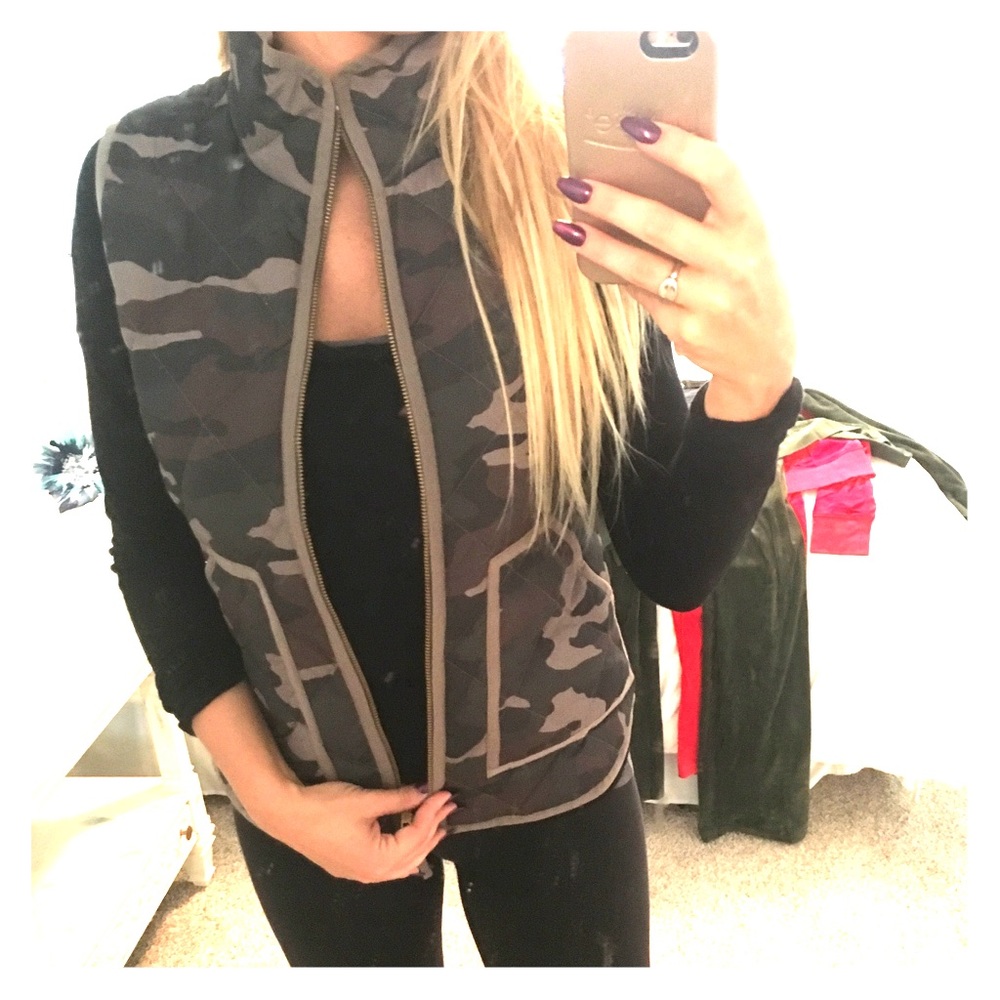 J.Crew Camo Vest