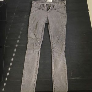 Free People grey stretch skinny jeans
