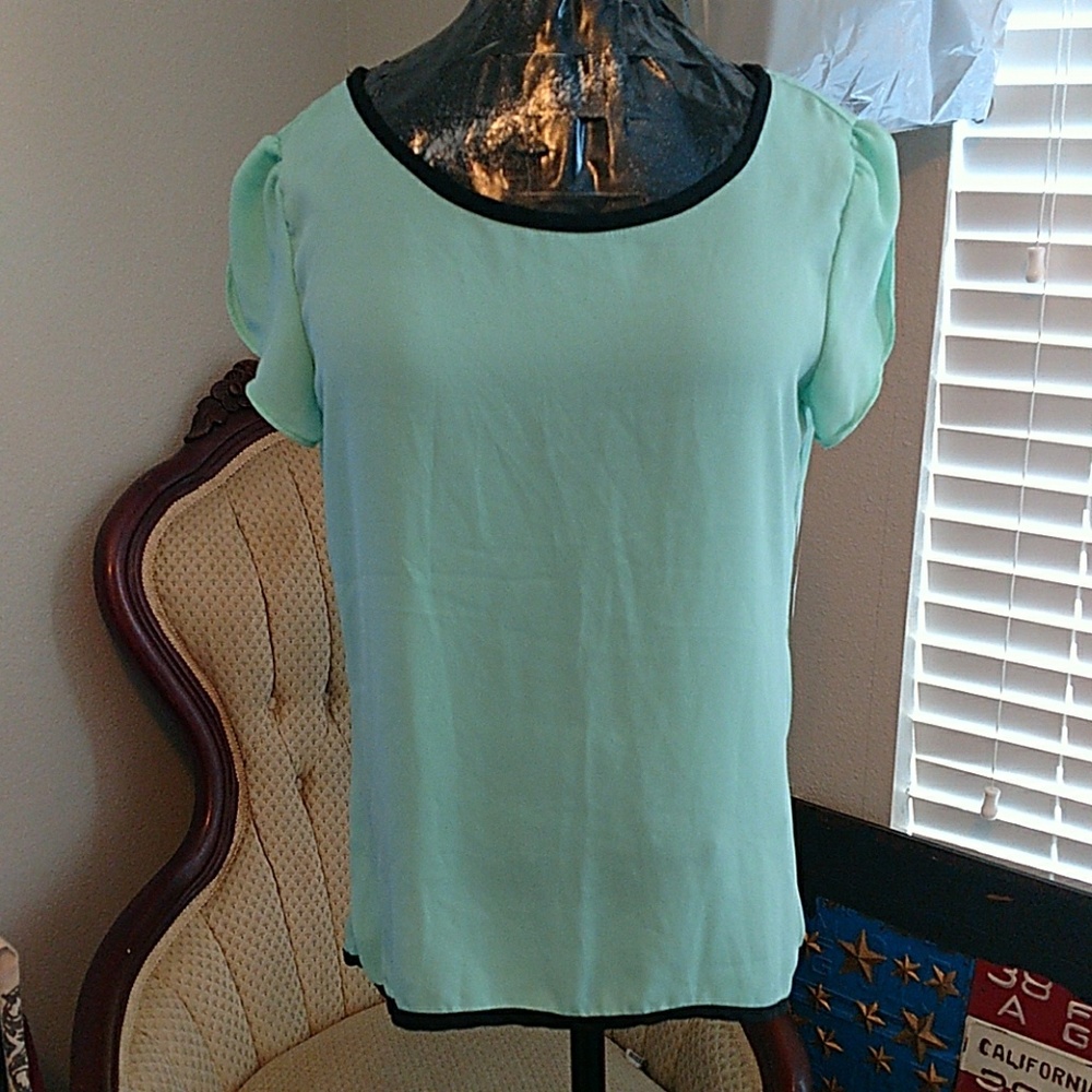 Aqua Blouse Tunic