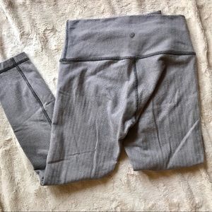 LULULEMON HERRINGBONE 7/8 LEGGINGS