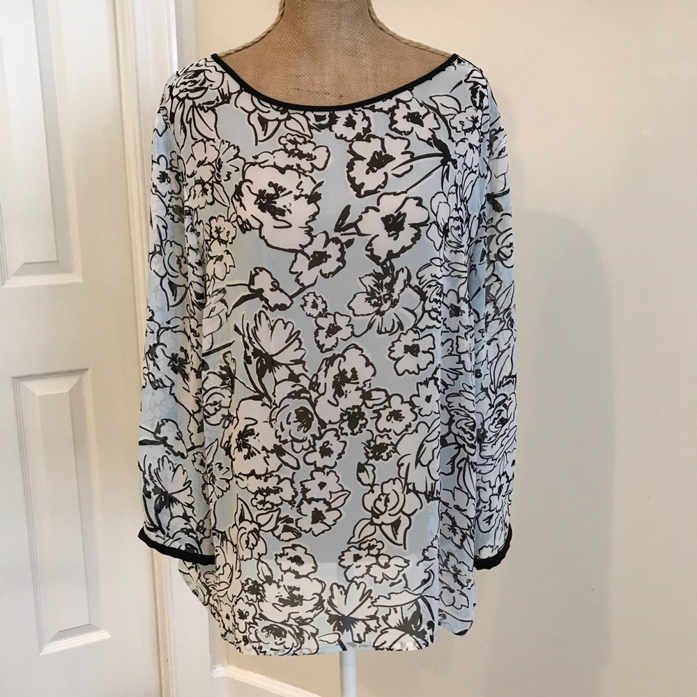 LOFT Blue blouse