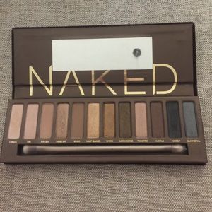 Naked pallet used once for swatches