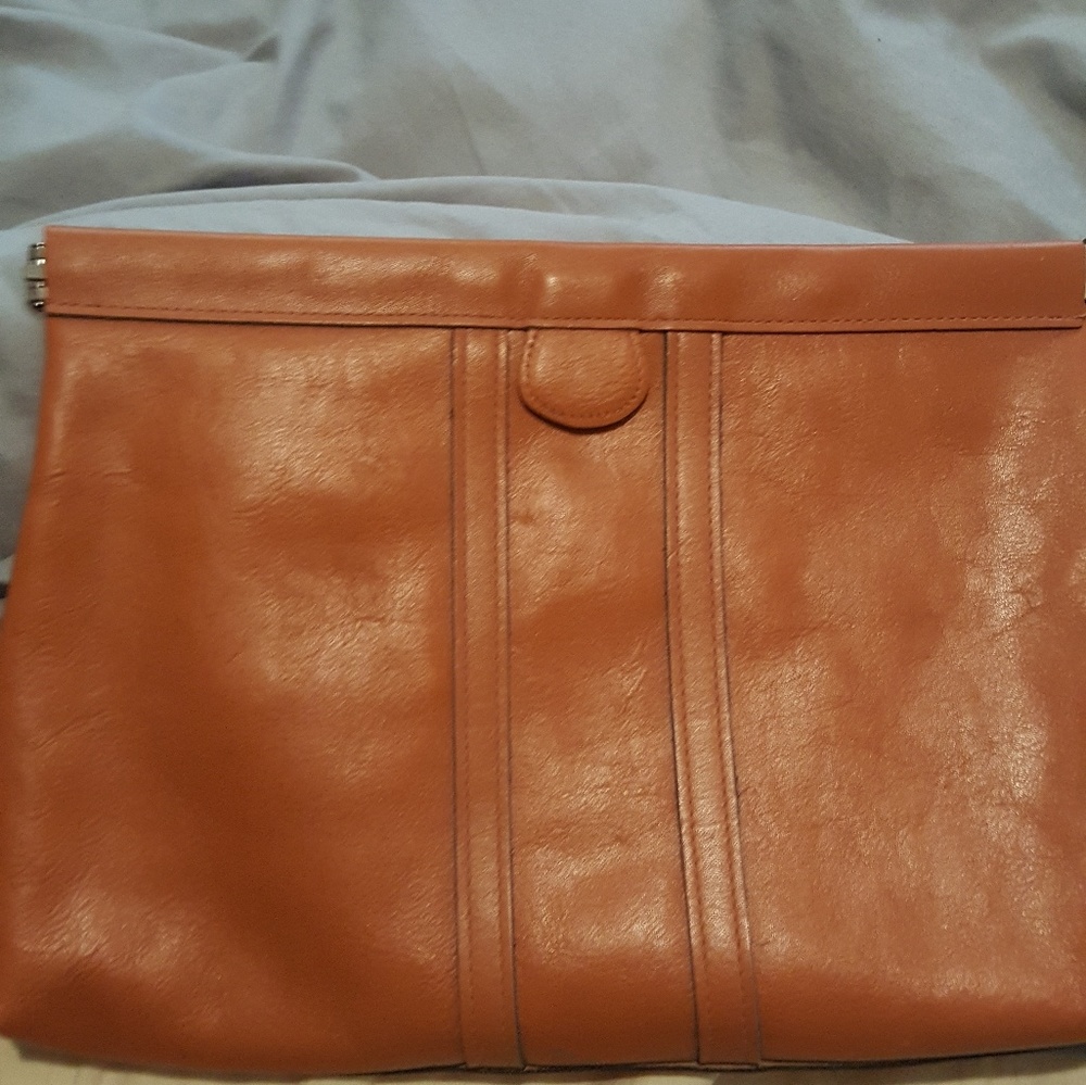 BRAND NEW Brown Clutch