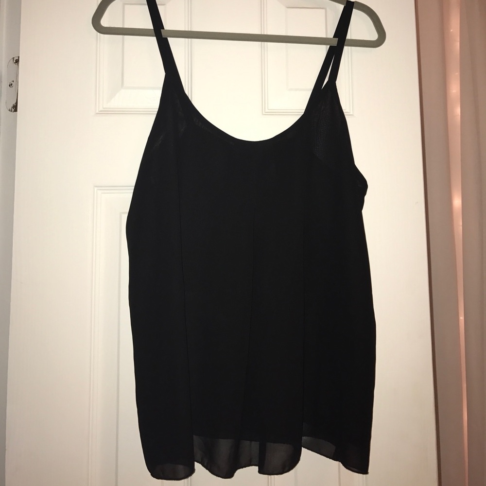 Black tank top