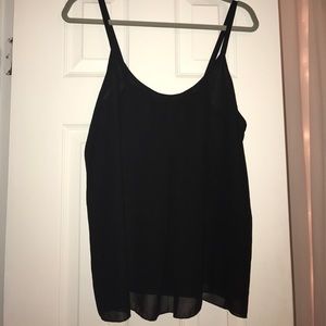 Black tank top