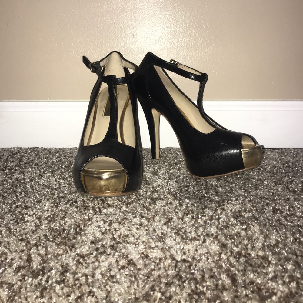 Black high heels
