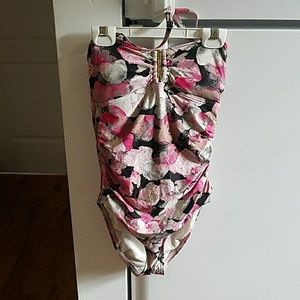 Calvin Klein - floral one piece swimsuit
