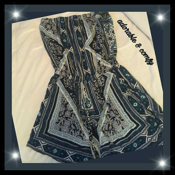 Gorgeous & comfy strapless romper/shorts