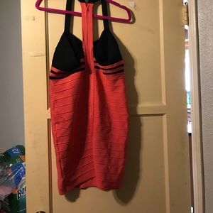 Bebe bandage dress sz l