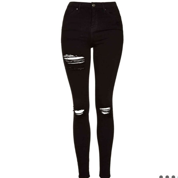 TopShop Destroyed Jeans - Picture 4 of 6