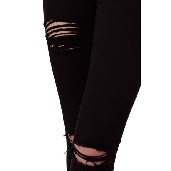 TopShop Destroyed Jeans - Picture 5 of 6