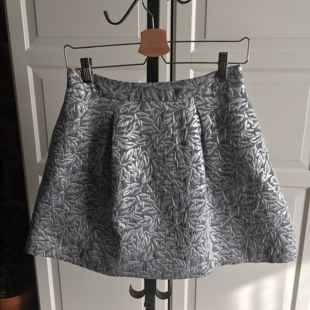 Behnaz Sarafpour for Target Silver Brocade Skirt!