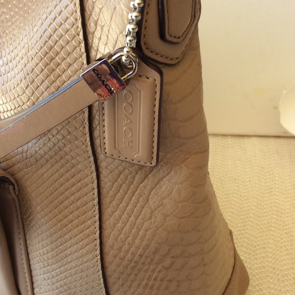 Authentic Coach Charlie Python Bag - image 3