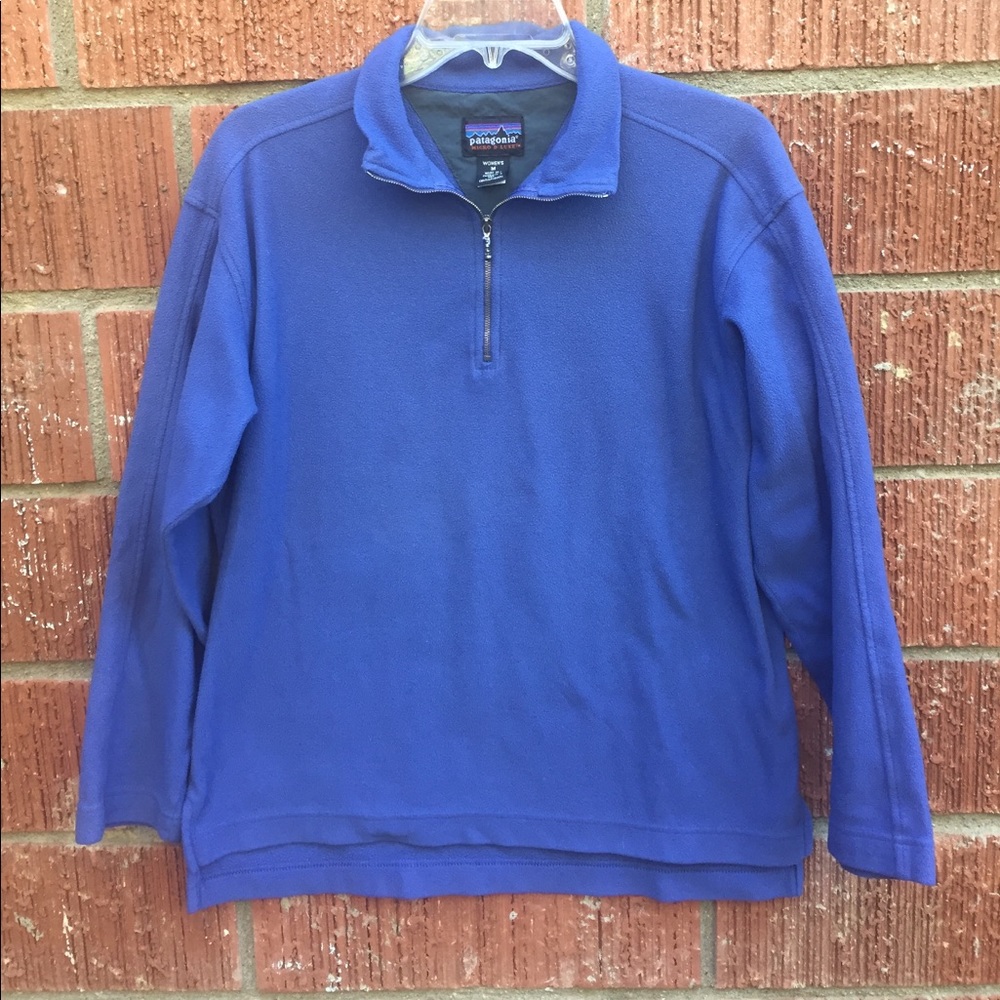 Womens fleece pull over Patagonia medium