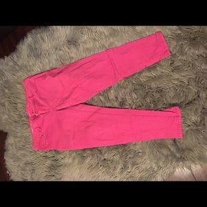 Pink jeans