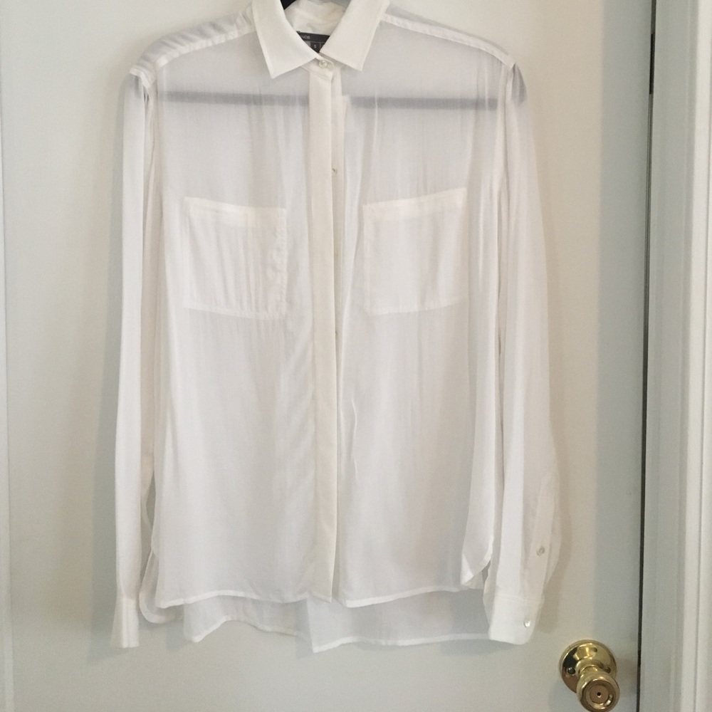 Vince White Button Down