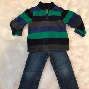 The Children’s Place pullover and jeans