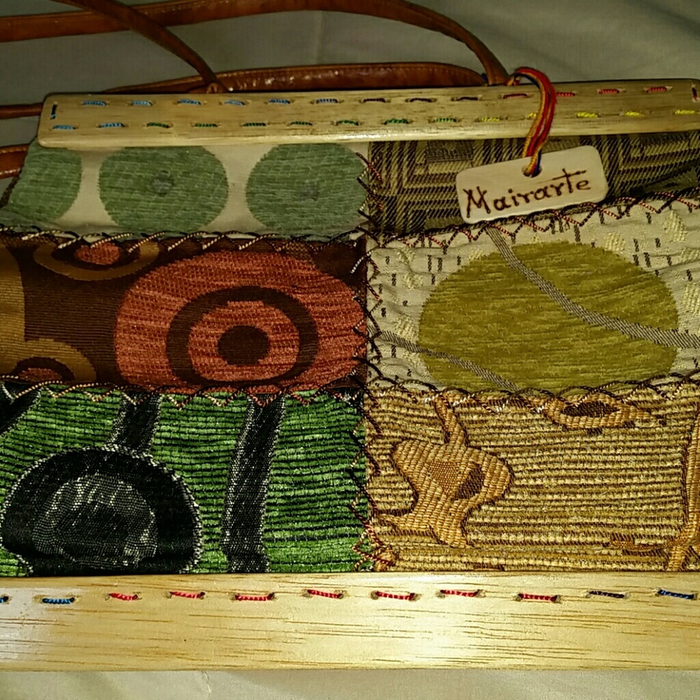 Unique handmade colorful purse