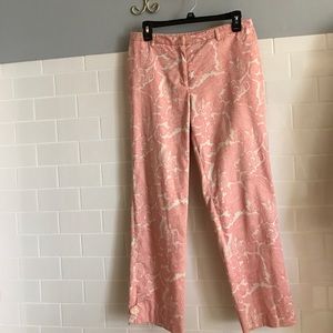 J Crew favorite fit , paisley capris. Size 6