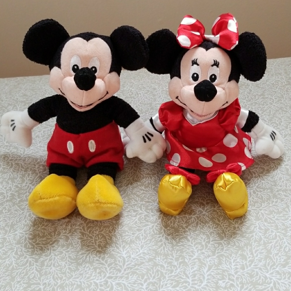 Minnie & Mickey Bean Plush