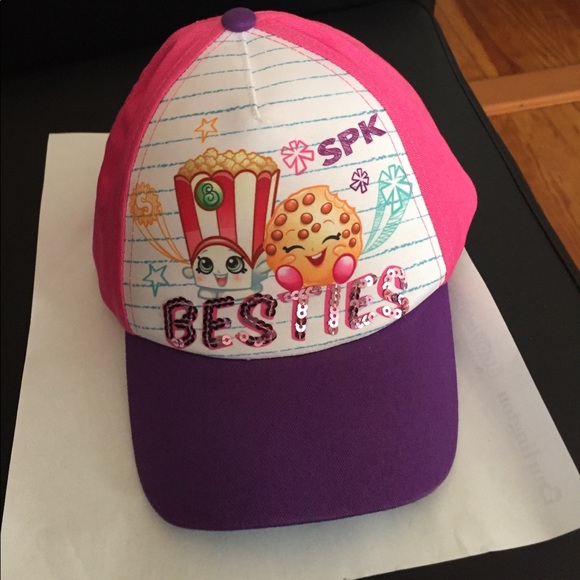 Shopkins Girls Doodle Graphic Hat...Multicolored - Picture 4 of 4