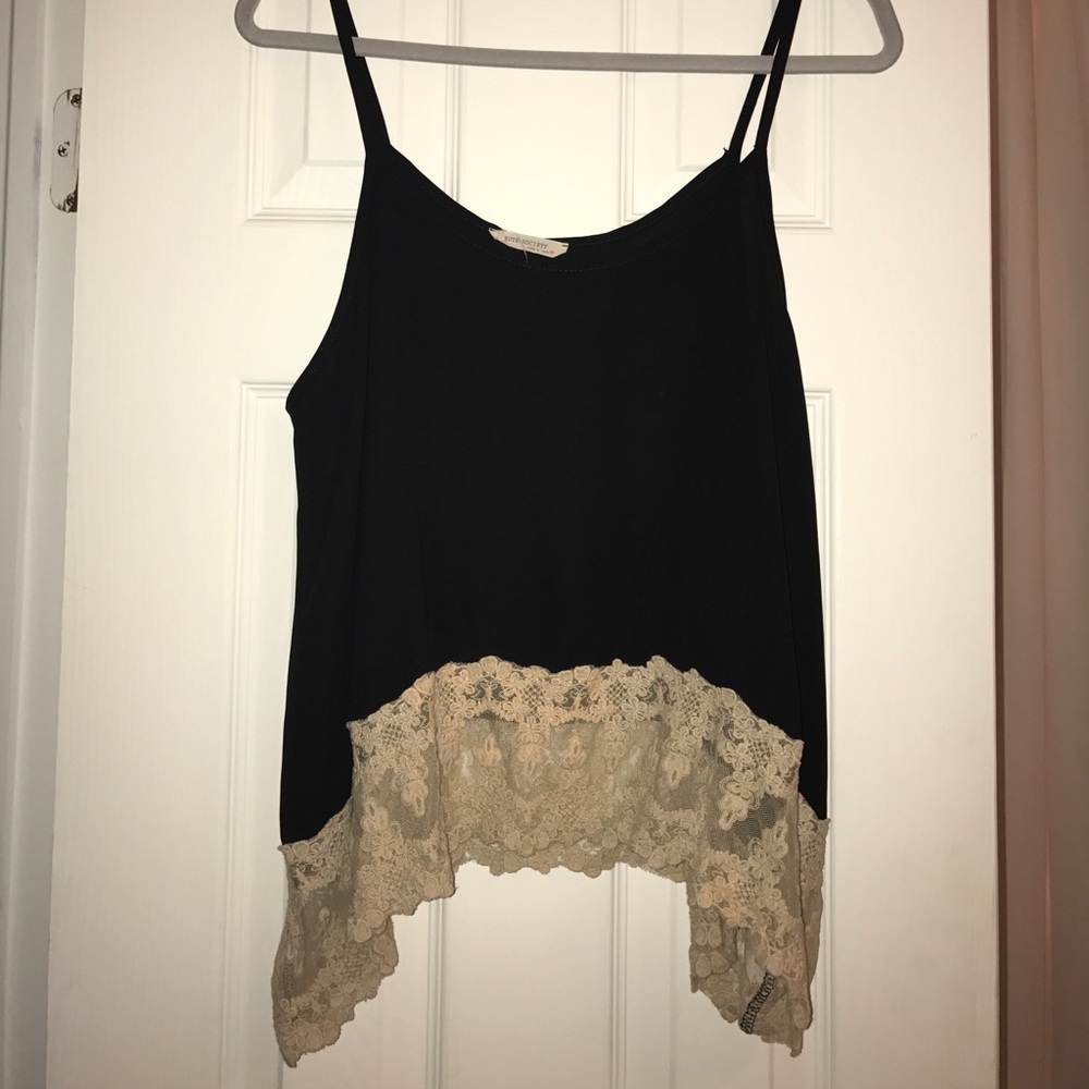 Black and Tan tank top