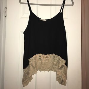 Black and Tan tank top