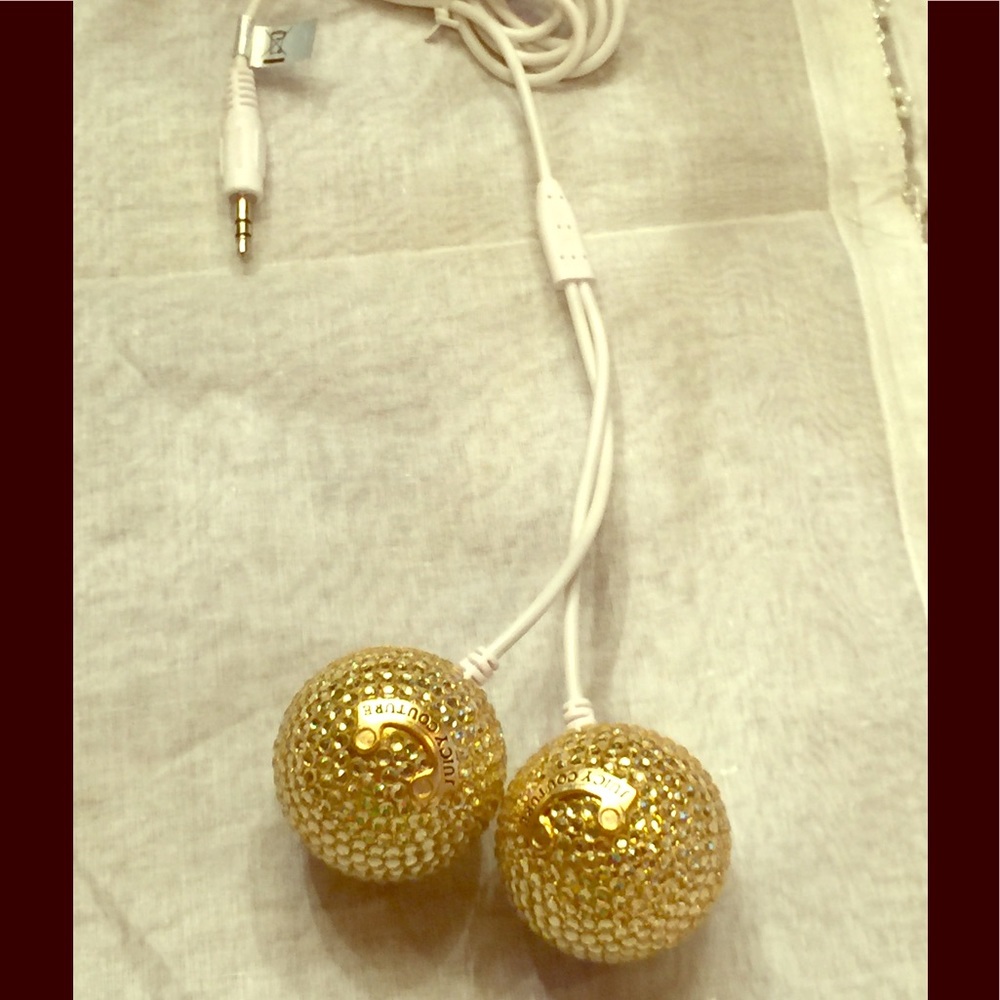 Juicy Couture Portable Speakers NWOT