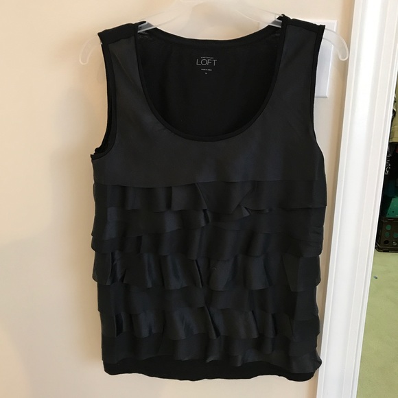 Black Ruffle tank - Picture 5 of 5