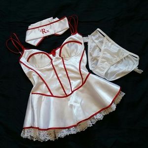 Nurse costume by Frederick's of Hollywood