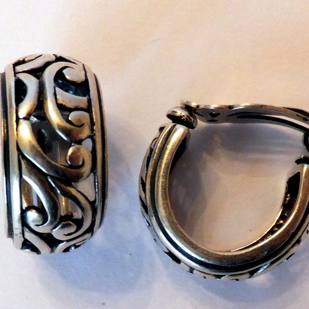 Silpada Clip On Earrings 925 Sterling