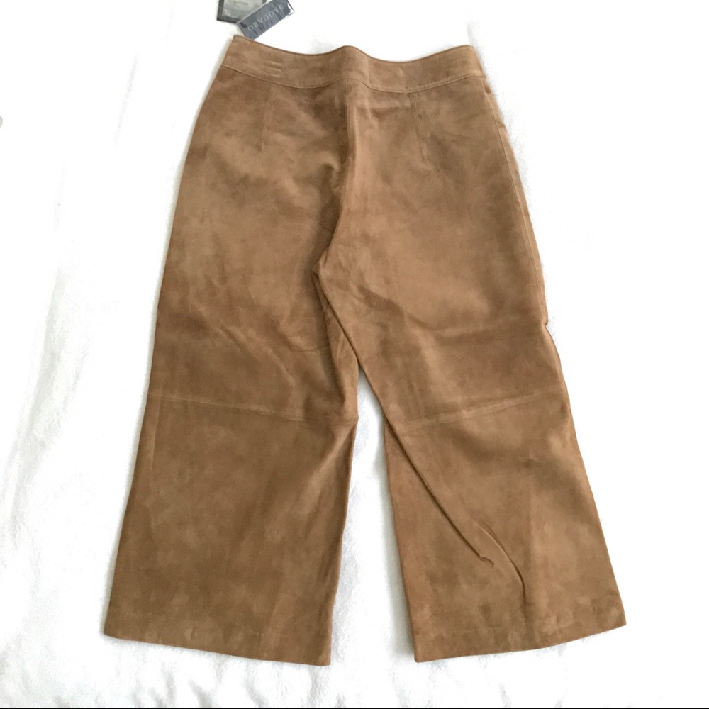 SAGUARO Suede cropped Culottes Gaucho pants NWT - Picture 4 of 8