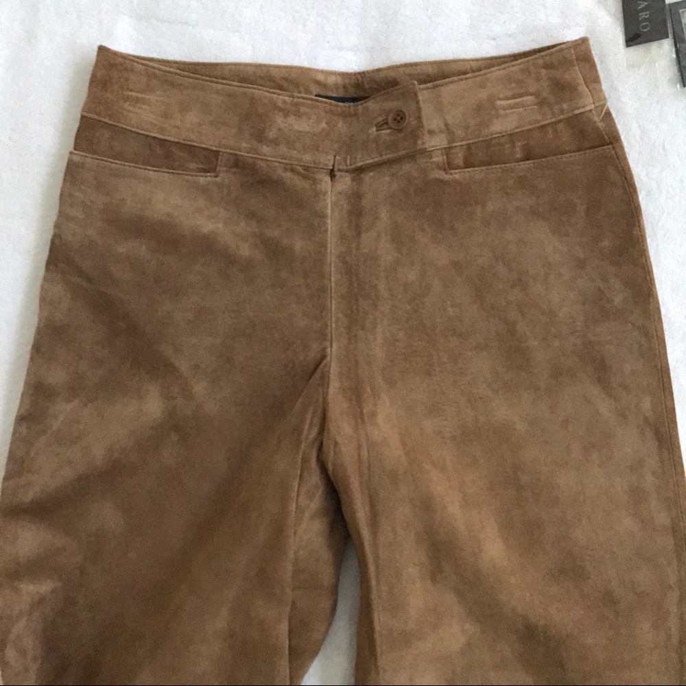 SAGUARO Suede cropped Culottes Gaucho pants NWT - Picture 5 of 8