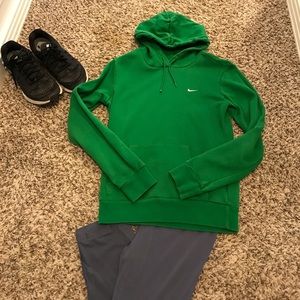 Green Nike hoodie