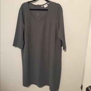 Junarose Grey shift dress- with POCKETS!