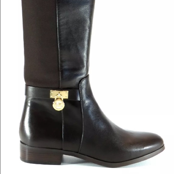 Sold! MK Hamilton Tall Leather Boot DK Chocolate - Picture 3 of 8