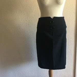 Simple black skirt