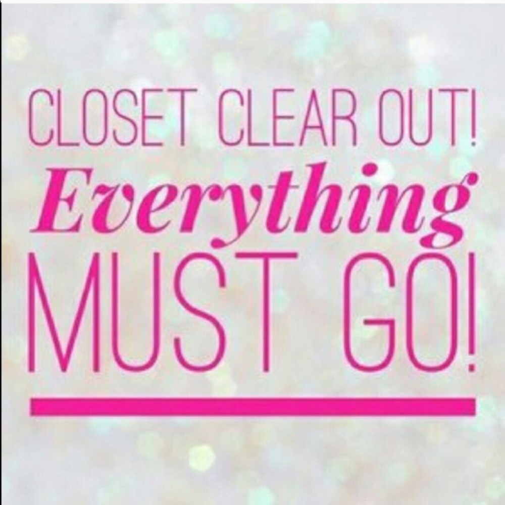 CLOSET SALE!