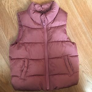 Mauve Puffer vest