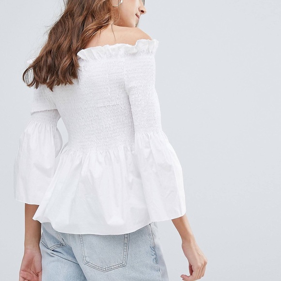 OFF SHOULDERS PEPLUM TOP - Picture 3 of 3