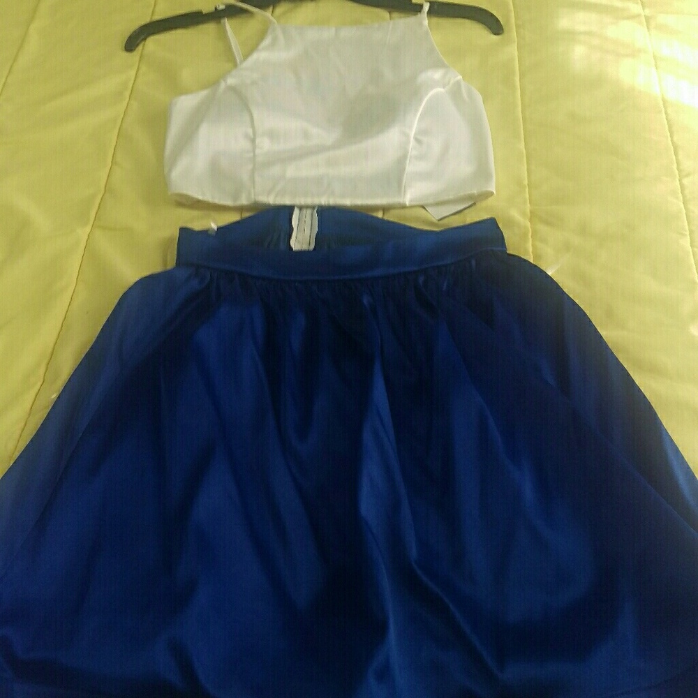 NWT royal blue and white dress