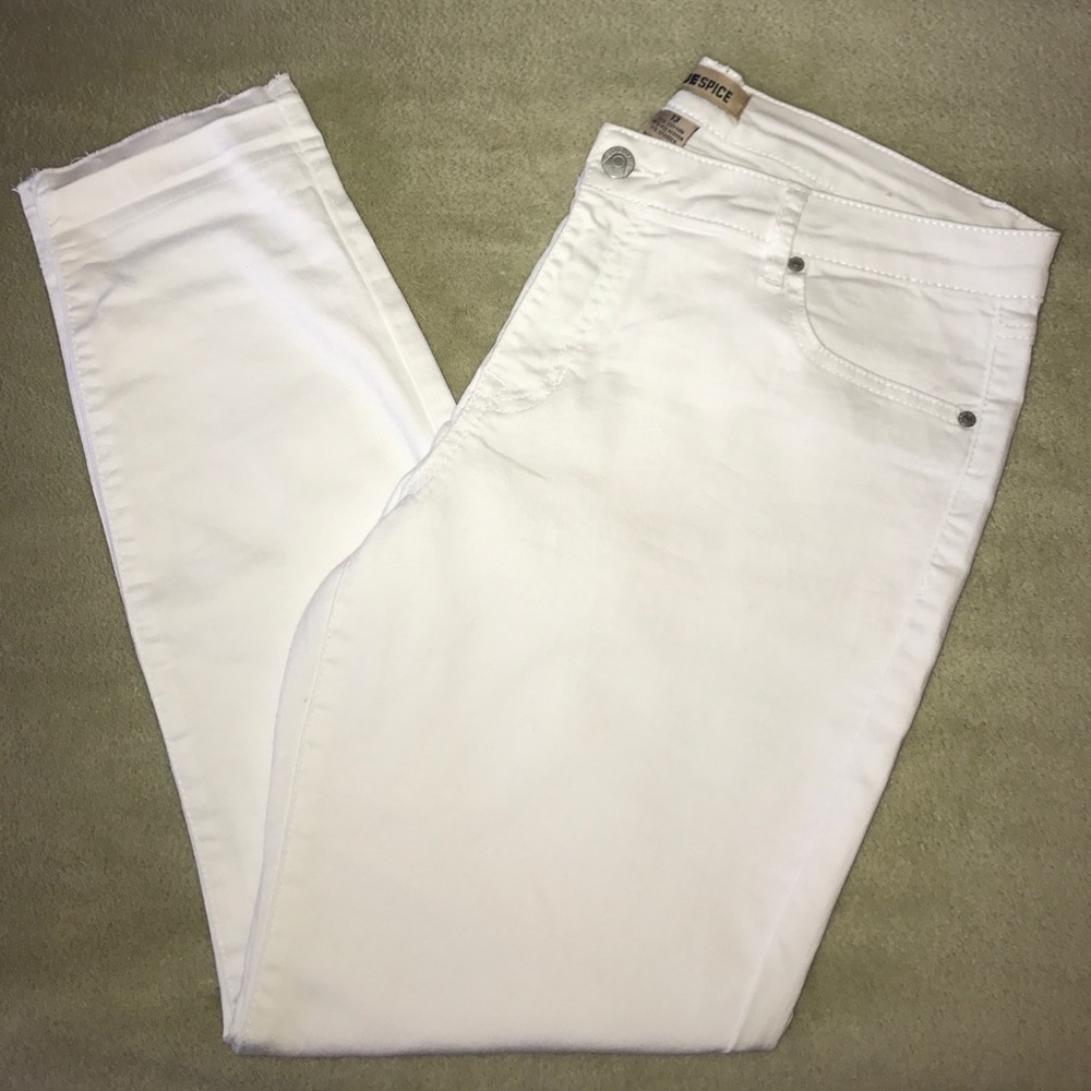 Women's High Waist White Jeans