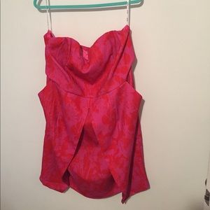 NWT City Chic pink and red dress with POCKETS!