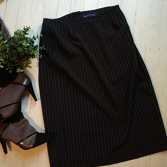 Preston & York Skirts Preston And York Pinstripe Pencil Skirt