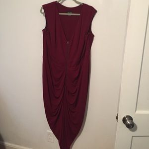 NWOT City Chic, Zipper Front Dress