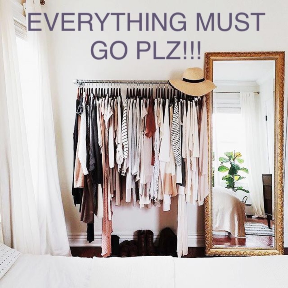 Everything must go!