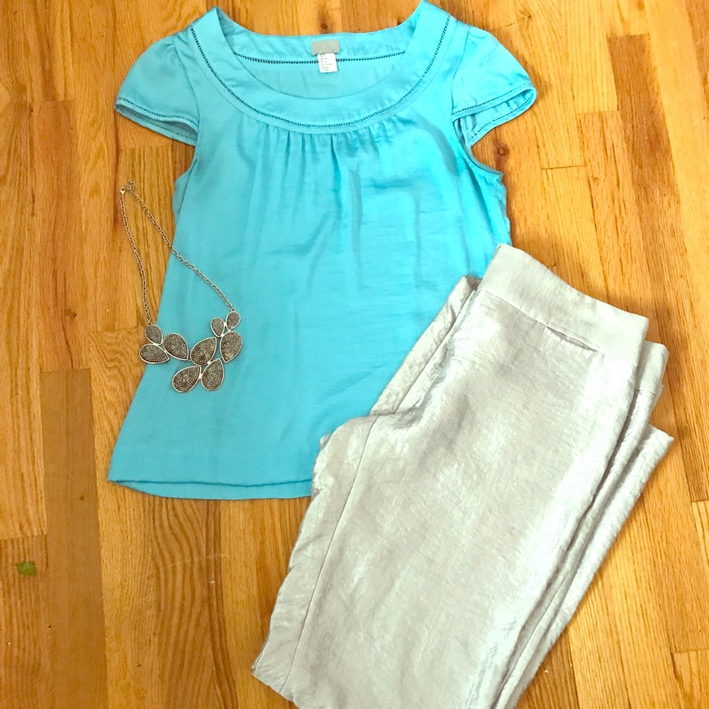 Sky Blue H&M Blouse