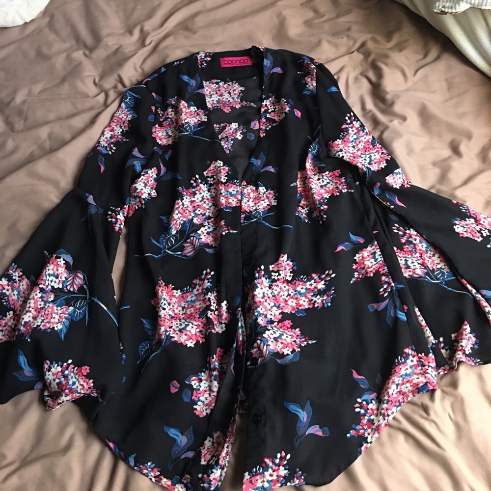 Floral Kimono Top